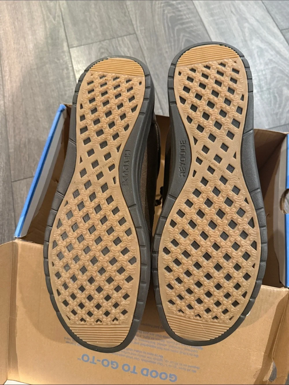 Hey Dude Wally GripR Workwear Dark Brown
